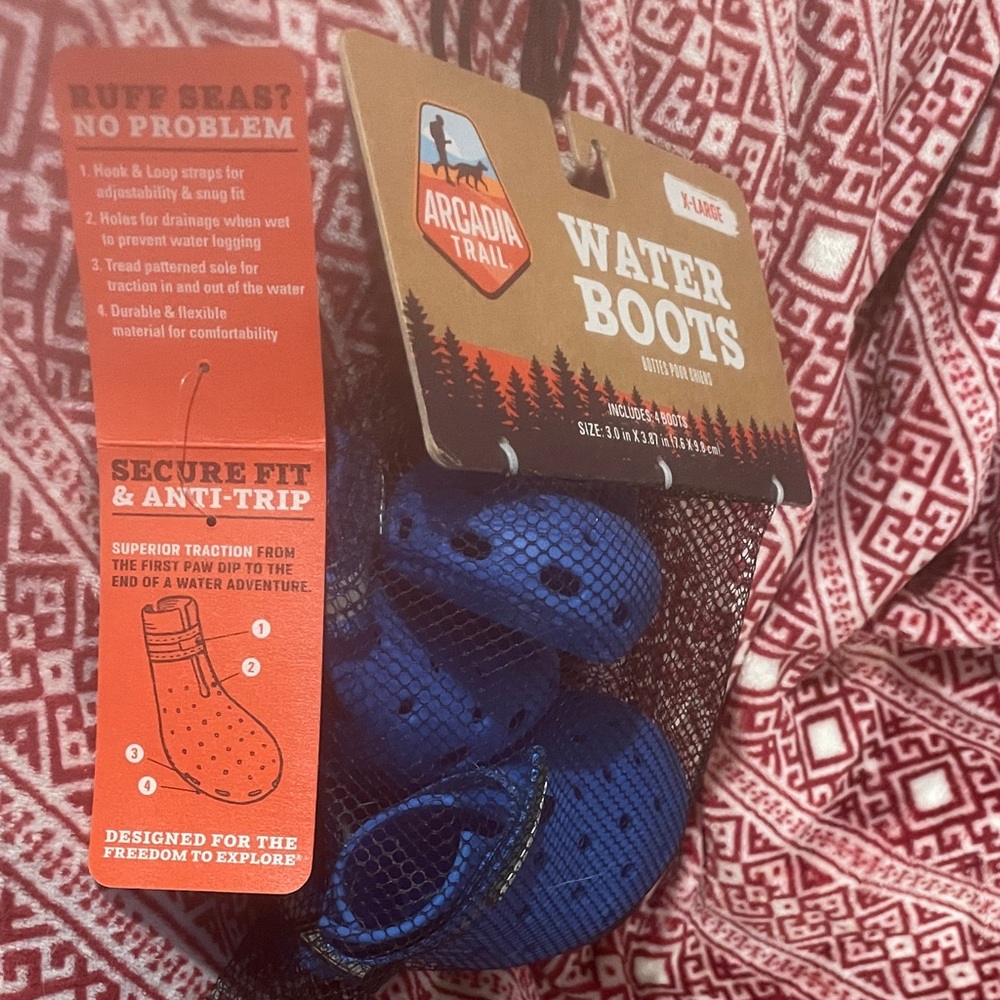 Arcadia Trail Blue Dog Water Boots - Picture 2 of 4